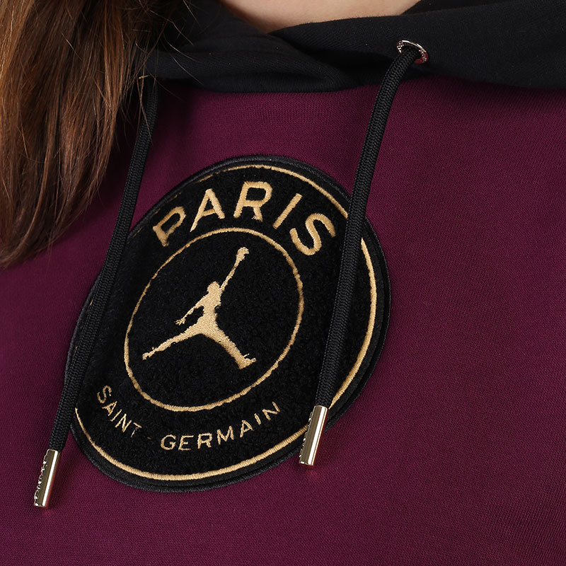 Женская толстовка Jordan Paris Saint-Germain Fleece Hoodie (CU5280-610)  - цена, описание, фото 2